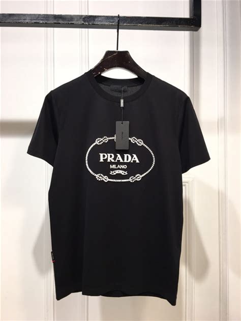 prada t shirts women|prada denim shirt women's.